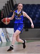 19 January 2022; Ailbhe Ryan of Loreto Abbey Dalkey the Pinergy Basketball Ireland U19 A Girls Schools Cup Final match between Loreto Abbey Dalkey, Dublin, and Our Lady of Mercy, Waterford, at the National Basketball Arena in Dublin. Photo by Piaras Ó Mídheach/Sportsfile
