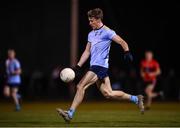 19 January 2022; Martin O'Connor of UCD during the Electric Ireland Higher Education GAA Sigerson Cup Round 2 match between University College Dublin and University College Cork at UCD Billings Park in Dublin. Photo by Stephen McCarthy/Sportsfile