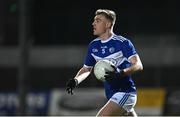 19 January 2022; Sean O’Flynn of Laois during the O'Byrne Cup Semi-Final match between Laois and Kildare at Netwatch Cullen Park in Carlow. Photo by Seb Daly/Sportsfile