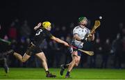 20 January 2022; Michael Kiely of UL in action against Paddy Donnellan of TUS Midwest during the Electric Ireland HE GAA Fitzgibbon Cup Round 1 match between University of Limerick and Technological University of the Shannon Midlands Midwest, Limerick, at UL Grounds in Limerick. Photo by Sam Barnes/Sportsfile