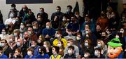 21 January 2022; Supporters wearing masks during the InsureMyHouse.ie U20 Men's National Cup Final match between UCC Blue Demons, Cork and UCD Marian, Dublin at the National Basketball Arena in Tallaght, Dublin. Photo by Brendan Moran/Sportsfile