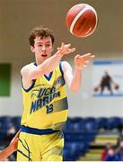 21 January 2022; Colm O'Reilly of UCD Marian during the InsureMyHouse.ie U20 Men's National Cup Final match between UCC Blue Demons, Cork and UCD Marian, Dublin at the National Basketball Arena in Tallaght, Dublin. Photo by Brendan Moran/Sportsfile