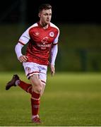 21 January 2022; Jay McClelland of St Patrick's Athletic during the pre-season friendly match between Bohemians and St Patrick's Athletic at the FAI National Training Centre in Abbotstown, Dublin. Photo by Piaras Ó Mídheach/Sportsfile