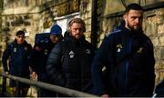 22 January 2022; Leinster players including Andrew Porter walk to the stadium before the Heineken Champions Cup Pool A match between Bath and Leinster at The Recreation Ground in Bath, England. Photo by Harry Murphy/Sportsfile