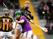 22 January 2022; Darren Brennan of Kilkenny in action against Kevin Foley of Wexford during the Walsh Cup Round 3 match between Wexford and Kilkenny at Chadwicks Wexford Park in Wexford. Photo by Matt Browne/Sportsfile