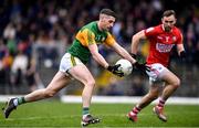 22 January 2022; Paul Geaney of Kerry in action against Kieran Histon of Cork during the McGrath Cup Final match between Kerry and Cork at Fitzgerald Stadium in Killarney, Kerry. Photo by Piaras Ó Mídheach/Sportsfile