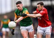 22 January 2022; Paul Geaney of Kerry in action against Kieran Histon of Cork during the McGrath Cup Final match between Kerry and Cork at Fitzgerald Stadium in Killarney, Kerry. Photo by Piaras Ó Mídheach/Sportsfile