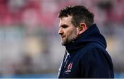 22 January 2022; Ulster defence coach Jared Payne before the Heineken Champions Cup Pool A match between Ulster and Clermont Auvergne at Kingspan Stadium in Belfast. Photo by Ramsey Cardy/Sportsfile