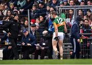 22 January 2022; Stephen O'Brien of Kerry holds his leg after being substituted early in the first half during the McGrath Cup Final match between Kerry and Cork at Fitzgerald Stadium in Killarney, Kerry. Photo by Piaras Ó Mídheach/Sportsfile
