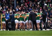 22 January 2022; Kerry players during a water break during the McGrath Cup Final match between Kerry and Cork at Fitzgerald Stadium in Killarney, Kerry. Photo by Piaras Ó Mídheach/Sportsfile