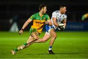 22 January 2022; Dessie Ward of Monaghan in action against Eoghan Ban Gallagher of Donegal during the Dr McKenna Cup Final match between Donegal and Monaghan at O'Neill's Healy Park in Omagh, Tyrone. Photo by Oliver McVeigh/Sportsfile