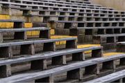 22 January 2022; A general view of seats in the stand before the McGrath Cup Final match between Kerry and Cork at Fitzgerald Stadium in Killarney, Kerry. Photo by Piaras Ó Mídheach/Sportsfile