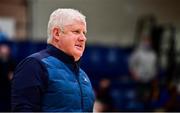 22 January 2022; Paul McStay of the 1996 Chambourcy Ballina Cup winning team who were honoured at half-time in the InsureMyHouse.ie Pat Duffy Men’s National Cup Final match between C&S Neptune, Cork, and Garvey's Warriors Tralee, Kerry, at National Basketball Arena in Tallaght, Dublin. Photo by Brendan Moran/Sportsfile