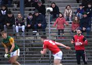 22 January 2022; A young Kerry supporter during the McGrath Cup Final match between Kerry and Cork at Fitzgerald Stadium in Killarney, Kerry. Photo by Piaras Ó Mídheach/Sportsfile