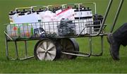 22 January 2022; Water bottles on a trolley before the McGrath Cup Final match between Kerry and Cork at Fitzgerald Stadium in Killarney, Kerry. Photo by Piaras Ó Mídheach/Sportsfile