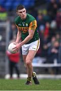 22 January 2022; Seán O'Shea of Kerry takes a free during the McGrath Cup Final match between Kerry and Cork at Fitzgerald Stadium in Killarney, Kerry. Photo by Piaras Ó Mídheach/Sportsfile