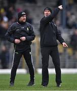 22 January 2022; Kerry manager Jack O'Connor with coach Paddy Tally, left, before the McGrath Cup Final match between Kerry and Cork at Fitzgerald Stadium in Killarney, Kerry. Photo by Piaras Ó Mídheach/Sportsfile