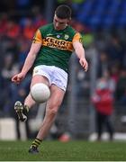 22 January 2022; Seán O'Shea of Kerry takes a free during the McGrath Cup Final match between Kerry and Cork at Fitzgerald Stadium in Killarney, Kerry. Photo by Piaras Ó Mídheach/Sportsfile