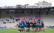 23 January 2022; Connacht players before the Heineken Champions Cup Pool A match between Stade Francais Paris and Connacht at Stade Jean Bouin in Paris, France. Photo by Seb Daly/Sportsfile