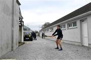 23 January 2022; Donal Burke of Dublin warms up before the Walsh Cup Group A match between Offaly and Dublin at St Brendan's Park in Birr, Offaly. Photo by Matt Browne/Sportsfile