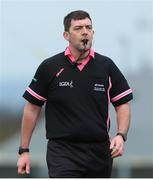 23 January 2022; Referee Eamon Moran during the 2021 currentaccount.ie All-Ireland Ladies Junior Club Football Championship Semi-Final match between Mullinahone, Tipperary and St Brendan's, Galway at John Lockes GAA Club in Callan, Kilkenny. Photo by Michael P Ryan/Sportsfile