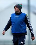 23 January 2022; Mullinahone manager Paul Kelly during the 2021 currentaccount.ie All-Ireland Ladies Junior Club Football Championship Semi-Final match between Mullinahone, Tipperary and St Brendan's, Galway at John Lockes GAA Club in Callan, Kilkenny. Photo by Michael P Ryan/Sportsfile