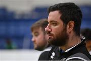 23 January 2022; NUIG Mystics head coach Paul O'Brien during the InsureMyHouse.ie Women’s Division One National Cup Final match between Griffith College Templeogue, Dublin, and NUIG Mystics, Galway, at National Basketball Arena in Tallaght, Dublin. Photo by Brendan Moran/Sportsfile