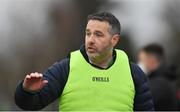 23 January 2022; St Sylvester's manager Anthony Cooke during the 2021 currentaccount.ie All-Ireland Ladies Intermediate Club Football Championship Semi-Final match between St Sylvester's, Dublin and Kinawley Brian Boru's, Fermanagh at St Sylvester's GAA Club in Dublin. Photo by Daire Brennan/Sportsfile