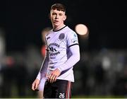 21 January 2022; Jack O'Reilly of Bohemians during the pre-season friendly match between Bohemians and St Patrick's Athletic at the FAI National Training Centre in Abbotstown, Dublin. Photo by Piaras Ó Mídheach/Sportsfile