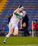23 January 2022; TJ Reid of Ballyhale Shamrocks celebrates after scoring his side's second goal during the AIB GAA Hurling All-Ireland Senior Club Championship Semi-Final match between St Thomas, Galway and Ballyhale Shamrocks, Kilkenny at Semple Stadium in Thurles, Tipperary. Photo by Ramsey Cardy/Sportsfile