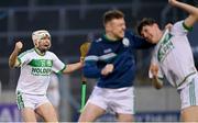 23 January 2022; Joseph Cuddihy of Ballyhale Shamrocks celebrates at the final whistle during the AIB GAA Hurling All-Ireland Senior Club Championship Semi-Final match between St Thomas, Galway and Ballyhale Shamrocks, Kilkenny at Semple Stadium in Thurles, Tipperary. Photo by Ramsey Cardy/Sportsfile