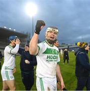 23 January 2022; TJ Reid of Ballyhale Shamrocks celebrates after the AIB GAA Hurling All-Ireland Senior Club Championship Semi-Final match between St Thomas, Galway and Ballyhale Shamrocks, Kilkenny at Semple Stadium in Thurles, Tipperary. Photo by Ramsey Cardy/Sportsfile