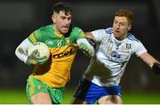22 January 2022; Patrick McBrearty of Donegal against Kieran Duffy of Monaghan during the Dr McKenna Cup Final match between Donegal and Monaghan at O'Neill's Healy Park in Omagh, Tyrone Photo by Oliver McVeigh/Sportsfile