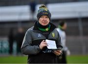 22 January 2022; Donegal manager Declan Bonner before the Dr McKenna Cup Final match between Donegal and Monaghan at O'Neill's Healy Park in Omagh, Tyrone. Photo by Oliver McVeigh/Sportsfile