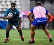 23 January 2022; Sam Illo of Connacht in action against Moses Alo-Emile of Stade Francais Paris during the Heineken Champions Cup Pool A match between Stade Francais Paris and Connacht at Stade Jean Bouin in Paris, France. Photo by Seb Daly/Sportsfile