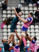 23 January 2022; Niall Murray of Connacht and Paul Gabrillagues of Stade Francais Paris contest a lineout during the Heineken Champions Cup Pool A match between Stade Francais Paris and Connacht at Stade Jean Bouin in Paris, France. Photo by Seb Daly/Sportsfile