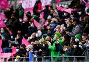23 January 2022; Connacht supporters during the Heineken Champions Cup Pool A match between Stade Francais Paris and Connacht at Stade Jean Bouin in Paris, France. Photo by Seb Daly/Sportsfile