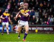 22 January 2022; Cathal Dunbar of Wexford during the Walsh Cup Round 3 match between Wexford and Kilkenny at Chadwicks Wexford Park in Wexford. Photo by Matt Browne/Sportsfile