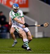 23 January 2022; TJ Reid of Ballyhale Shamrocks shoots to score his side's first goal, from a penalty, during the AIB GAA Hurling All-Ireland Senior Club Championship Semi-Final match between St Thomas, Galway and Ballyhale Shamrocks, Kilkenny at Semple Stadium in Thurles, Tipperary. Photo by Ramsey Cardy/Sportsfile