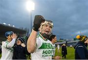 23 January 2022; TJ Reid of Ballyhale Shamrocks celebrates after the AIB GAA Hurling All-Ireland Senior Club Championship Semi-Final match between St Thomas, Galway and Ballyhale Shamrocks, Kilkenny at Semple Stadium in Thurles, Tipperary. Photo by Ramsey Cardy/Sportsfile