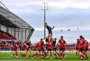 23 January 2022; Brad Shields of Wasps wins possession from a lineout during the Heineken Champions Cup Pool B match between Munster and Wasps at Thomond Park in Limerick. Photo by Sam Barnes/Sportsfile