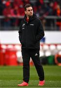 23 January 2022; Munster head coach Johann van Graan before the Heineken Champions Cup Pool B match between Munster and Wasps at Thomond Park in Limerick. Photo by Sam Barnes/Sportsfile