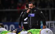 22 January 2022; ASM Clermont Auvergne scrum coach Davit Zirakashvili before the Heineken Champions Cup Pool A match between Ulster and Clermont Auvergne at Kingspan Stadium in Belfast. Photo by Ramsey Cardy/Sportsfile