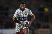 22 January 2022; Cheik Tiberghien of ASM Clermont Auvergne during the Heineken Champions Cup Pool A match between Ulster and Clermont Auvergne at Kingspan Stadium in Belfast. Photo by Ramsey Cardy/Sportsfile
