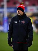 22 January 2022; Ulster head coach Dan McFarland before the Heineken Champions Cup Pool A match between Ulster and Clermont Auvergne at Kingspan Stadium in Belfast. Photo by Ramsey Cardy/Sportsfile