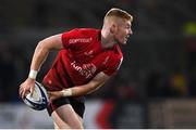 22 January 2022; Nathan Doak of Ulster during the Heineken Champions Cup Pool A match between Ulster and Clermont Auvergne at Kingspan Stadium in Belfast. Photo by Ramsey Cardy/Sportsfile
