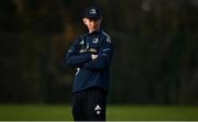 24 January 2022; Head coach Leo Cullen during Leinster Rugby squad training at UCD in Dublin. Photo by Harry Murphy/Sportsfile