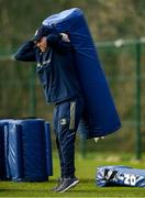 24 January 2022; Senior kitman Jim Bastick during Leinster Rugby squad training at UCD in Dublin. Photo by Harry Murphy/Sportsfile
