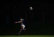 24 January 2022; James Harris of North Midlands kicks a conversion during the Bank of Ireland Leinster Rugby Shane Horgan Cup Round 5 match between South East and North Midlands at IT Carlow Sports Campus in Carlow. Photo by Harry Murphy/Sportsfile