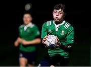 24 January 2022; Ryan Whealen of South East during the Bank of Ireland Leinster Rugby Shane Horgan Cup Round 5 match between South East and North Midlands at IT Carlow Sports Campus in Carlow. Photo by Harry Murphy/Sportsfile